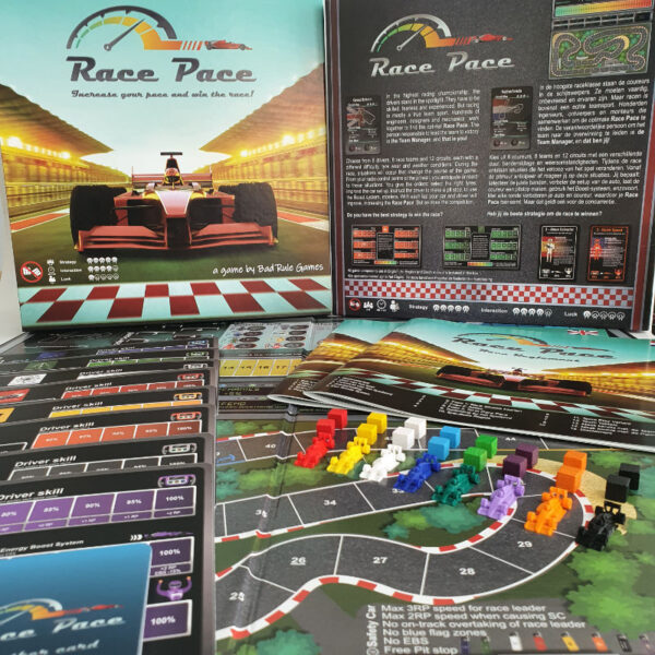 Race Pace game box contents