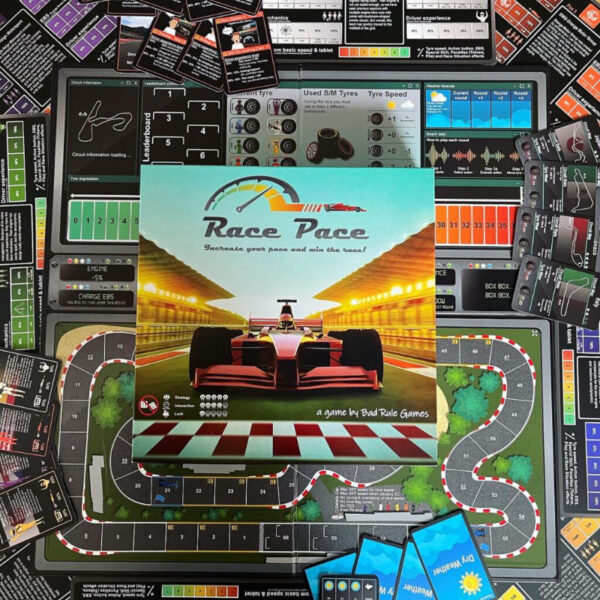 Race Pace game components