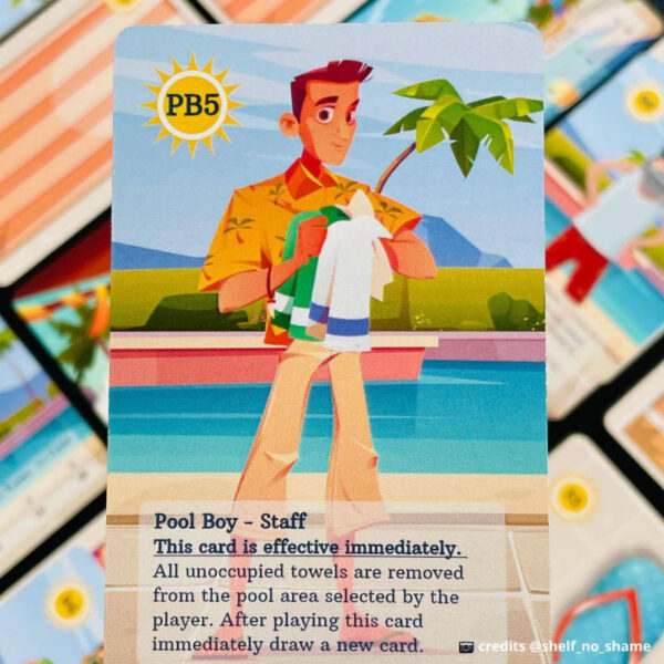 Sunbed Rush Pool Boy card
