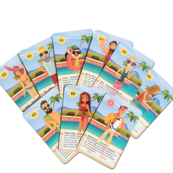 Sunbed Rush character cards
