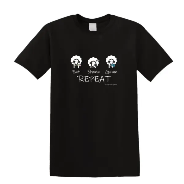 T-shirt Eeat Sheep Game Repeat - unixes